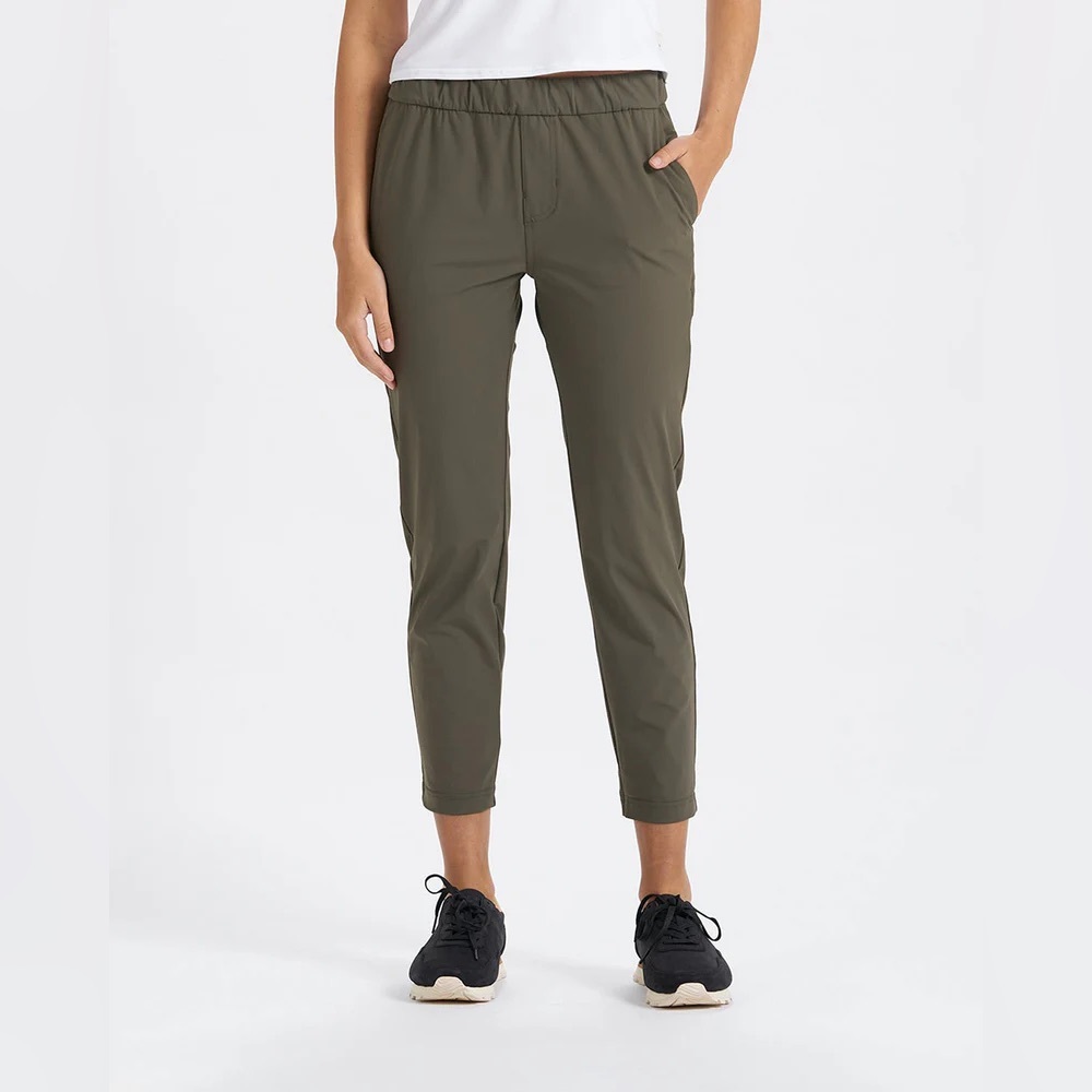Vuori Miles Ankle Pant - Oregano Green